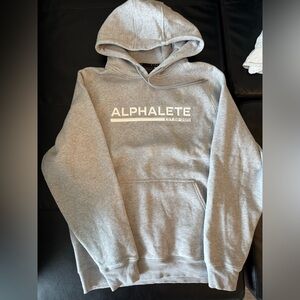 Alphalete Light Gray Pullover Hoodie
